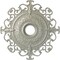 Ekena Millwork Orleans Ceiling Medallion (Fits Canopies up to 8 1/4"), 38 3/8"OD x 6 5/8"ID x 2 7/8"P, Flash Copper CM38OLFCS - alternate 1